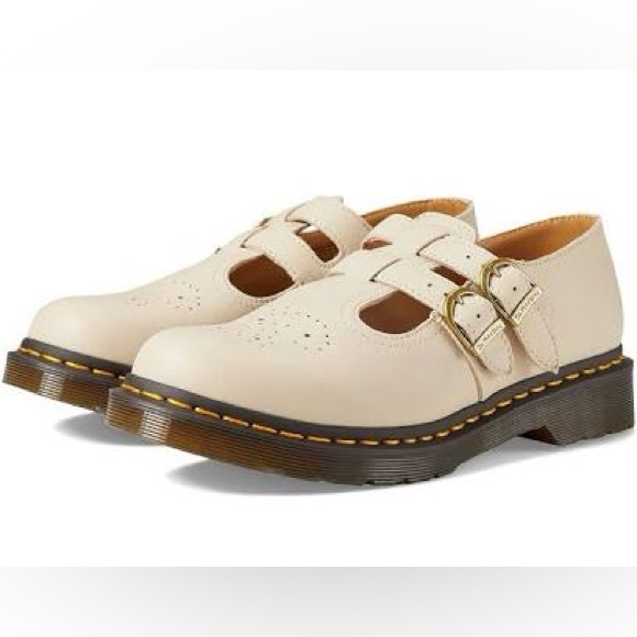 New Dr. Martens 8065 Virginia Leather MARY JANE Shoes. - Picture 8 of 16